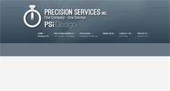Desktop Screenshot of precision-services.com